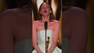 Thumbnail: Emma Stone Oscar Speech 2024 #shorts
