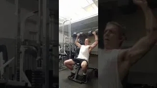 Thumbnail: 60 lbs Dumbbells Shoulder Press x 5 - I Like Short Shorts #shoulder #shoulderworkout #ytshorts