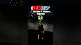 Thumbnail: FASTEST WAY TO 99 OVERALL 🏁