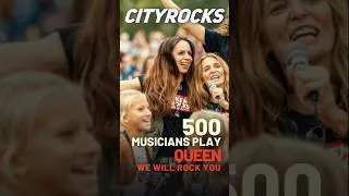 Thumbnail: 500 musicians play We Will Rock You (Queen) #shorts