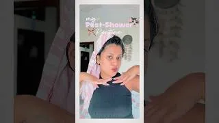 Thumbnail: My post shower routine💕🚿 #shorts #selfcare #viral #youtube #video