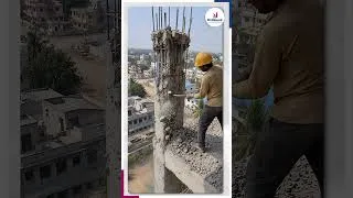 Thumbnail: 😱Building Permission ❌Nahi Li... To 🏗️Column Todna Pada! #Shorts #ReelsIs