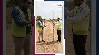 Thumbnail: 🚧Real Site Par📐 Auto Level Se🛣️ OGL Calculation!🔥 #Shorts #reels