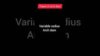 Thumbnail: types of arch dam #civilengineering