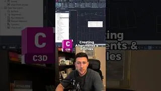 Thumbnail: How to create an alignment and profile #autocad #civil3D #engineeringlife