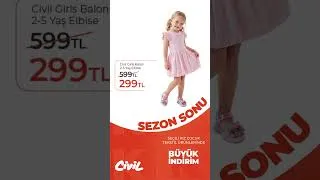 Thumbnail: Kız Çocuk Elbisede Sezon Sonu İndirimi