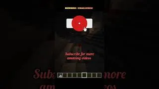 Thumbnail: RUNNING CHALLENGE| running until I found trial chamber in Minecraft| #minecraft #shorts