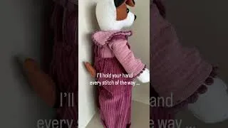 Thumbnail: A little weekend sewing inspiration for you! 🥰🪡🧵. #lunalapin #sewing #learntosew #handmade #doll