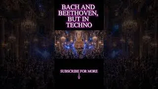 Thumbnail: Bach and Beethoven, but in TECHNO ⚡#MelodicTechno #bach #beethoven #deepfocus #deephouse
