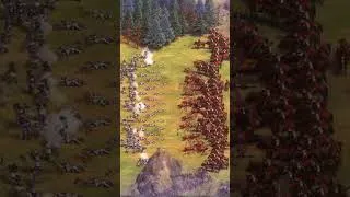 Thumbnail: AGE OF EMPIRES II: 100 ELITE CONQUISTADORS VS 100 ELITE THROWING AXEMEN #shorts