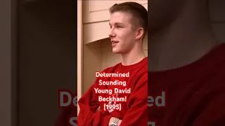 Thumbnail: Determined Sounding Young David Beckham! (1995) #manchesterunited #beckham #football