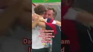 Thumbnail: David Beckham Interviewed After Qualifying For 1998 World Cup. #football