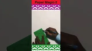 Thumbnail: Paper Magic-2 | border design for bulletin board | paper cutting #shorts #ytshorts