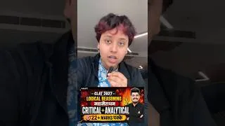 Thumbnail: Logical Reasoning Marathon for  CLAT 2027 Aspirants #marathon #logicalreasoning #clat #viral #shorts