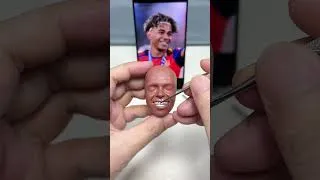 Thumbnail: Handmade Clay Lamine Yamal Head Sculpture | Spain World Cup 2026 Champion