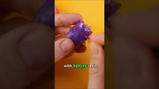 Thumbnail: DIY Epoxy Resin Art: Transparent Polish Effect Tutorial #shorts