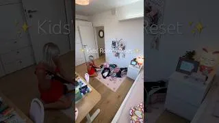 Thumbnail: Satisfying Kids’ Rooms Reset ✨ ASMR Cleaning Motivation #shorts
