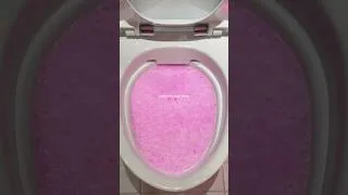 Thumbnail: pink foamy toilet clean 🎀🫧 #shorts #toiletclean #cleaningmotivation #deepclean #cleaningtips