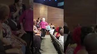 Thumbnail: Mom doing her SUPER MODEL WALK during the taping of THE REAL