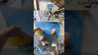 Thumbnail: POV: You climb an overhang boulder #shorts #bouldering