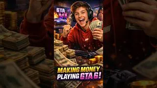 Thumbnail: Earn Money 🤑 By Playing GTA 6 Free 🤯 !! #gta5 #gta6