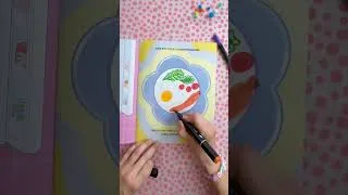 Thumbnail: Coloring Cloudy & Stormy’s Favorite Breakfast! | Fun Coloring Short 🍅🥬✨