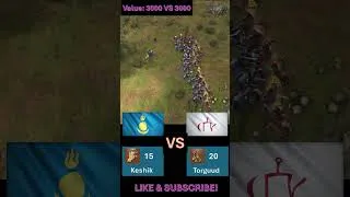 Thumbnail: Feudal Keshik vs Torguud | Age of Empires IV