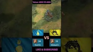 Thumbnail: Castle Keshik Vs Gilded Knights | Age of Empires IV