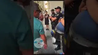 Thumbnail: A spanish police Officer overcome with emotion for the people of Ceuta
