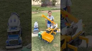 Thumbnail: Kids Rescue Stuck Vehicle On Road with Bruder Crane 🚧