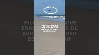 Thumbnail: Piloto sobrevive tras accidente de avión en un video espectacular