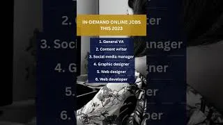 Thumbnail: What are the in-demand roles/niches in freelancing in 2023? Find out here. #freelancer
