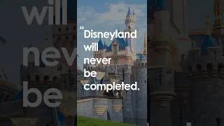 Thumbnail: Walt Disney stole this famous quote... #themepark #shorts