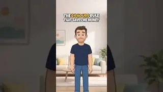 Thumbnail: 24 hours rules that saves me money #money #budgeting #shorts
