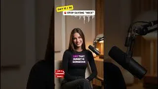 Thumbnail: Stop Saying "NICE" 😤 Use THESE Words Instead! | #speakingeveryday #englishfluency #shorts