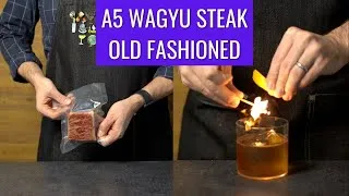 Thumbnail: A5 Wagyu Steak Old Fashioned #shorts