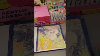 Thumbnail: Unbox Arrtx Anime Colors Acrylic Markers💝🎨🖌️#painting #anime #acrylicmarkers