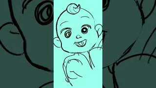 Thumbnail: Let's Draw 5 Little Ducks! 🦆✏️ CoComelon Draw With Me #shorts