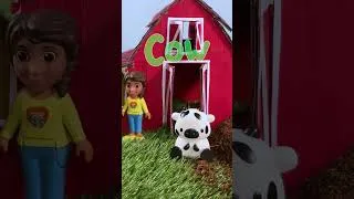 Thumbnail: Which Animal Makes That Sound?! 🐄🐷🐑 Ms Appleberry's Animal Sounds Toy Play #Shorts