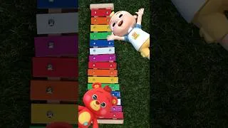 Thumbnail: Learn Colors With Music! 🎵🌈 Boba Bear's Xylophone Instrument Fun! #cocomelon #shorts