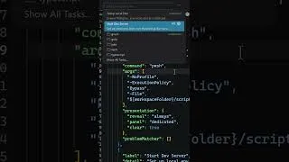 Thumbnail: 💾 Save time with VS Code Tasks #vscode #vscodetips