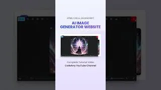 Thumbnail: Text to Image AI Generator Using HTML CSS & JavaScript #html #javascript #website #programming