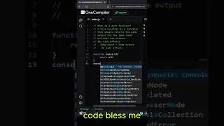 Thumbnail: JavaScript Interview Question 🔥 What is a Pure Function? #shorts