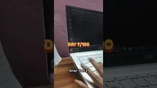 Thumbnail: Day 7/100 Java DSA #shorts #viral #codinglife #coding #engineering