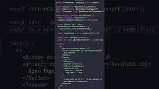Thumbnail: Easy Material UI Popover & Dialog Popup State Handling and Creation 👩‍💻 #mui #react #webdevelopment