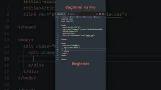 Thumbnail: CSS: Beginner vs Pro Developer #csstricks