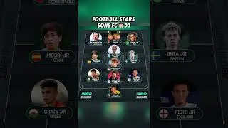 Thumbnail: Football Sons Jr Best XI 👦🏻🤩 #fifaworldcup #ronaldo #messi #football #nepobaby #fifa