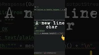 Thumbnail: Create a Raw HTTP Response in Java #coding #java #sockets #https
