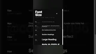 Thumbnail: Font Size Typography|HTML and CSS|project 3@codesgirl96#shorts #viral #tranding #typography#font