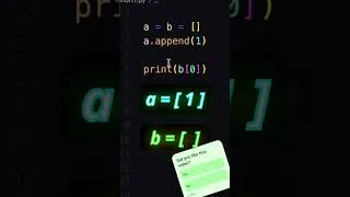 Thumbnail: 🤯 Python's Magic: One List, Two Names! #shorts #coding #programming #python #pythonLists